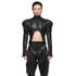 JULIUS 957JAM3 Black / Droid Short Jacket