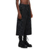 JULIUS 957PAM4 Black / Cropped Baggy Pants