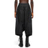 JULIUS 957PAM6 Black / Cropped Drop Crotch Pants