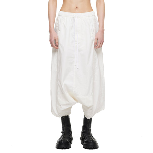JULIUS 957PAM6 Off White / Cropped Drop Crotch Pants