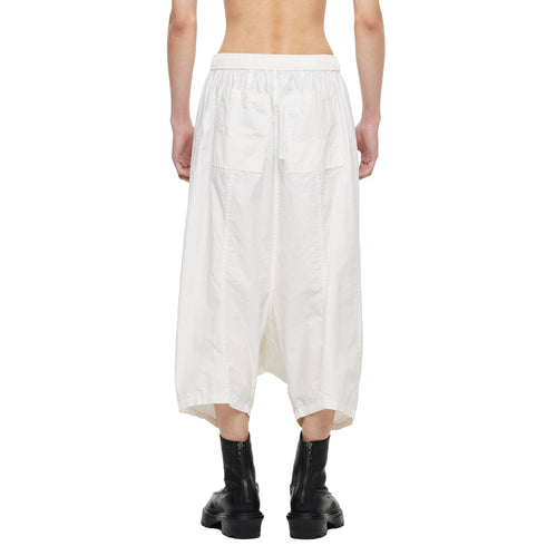 JULIUS 957PAM6 Off White / Cropped Drop Crotch Pants