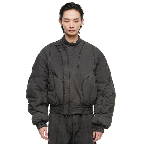 JULIUS 077BLM4 Ash Gray / Unchain Jacket