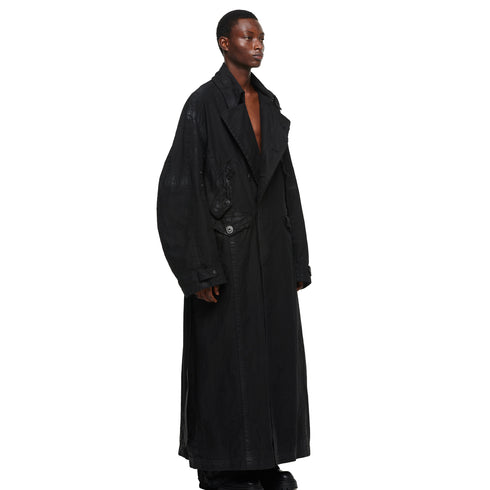 JULIUS 957COM4 Black / Deckard Over Coat