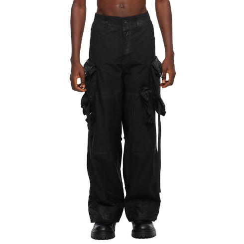 JULIUS 957PAM16 Black / Gas Mask Pants