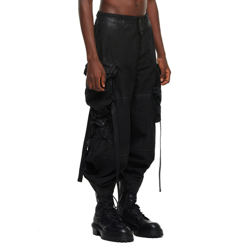 JULIUS 957PAM16 Black / Gas Mask Pants