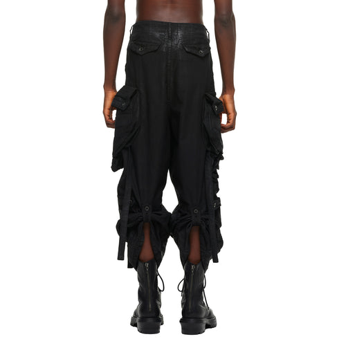 JULIUS 957PAM16 Black / Gas Mask Pants
