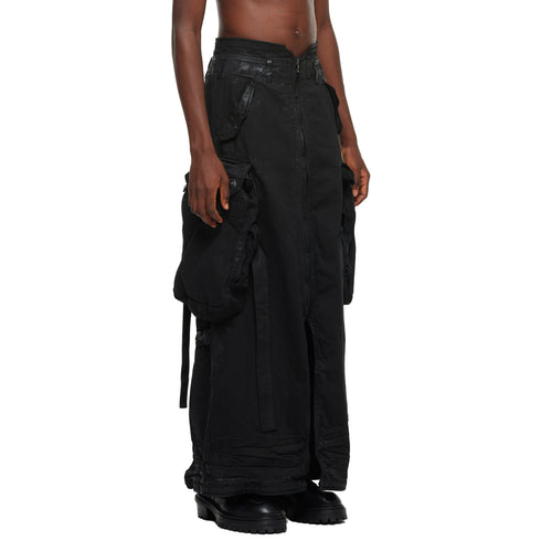 JULIUS 957SKU1 Black / Gas Mask Skirt