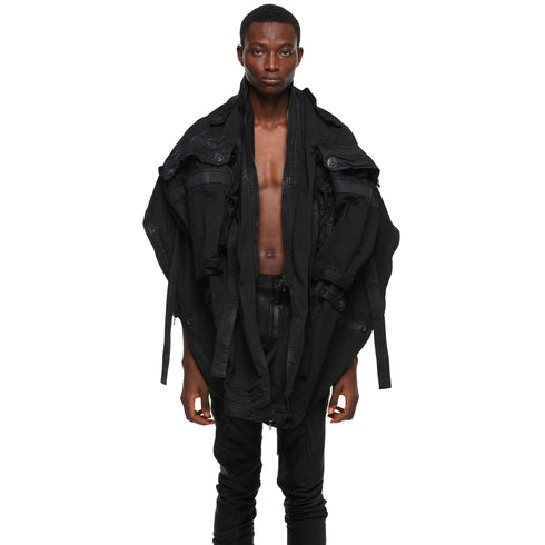 JULIUS 957SKU1 Black / Gas Mask Skirt