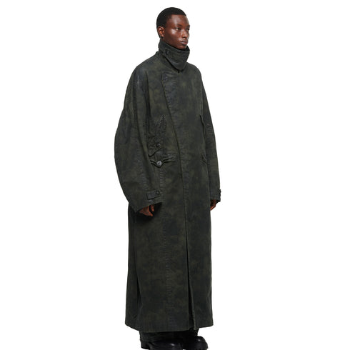JULIUS 957COM4-P Camouflage / Deckard Over Coat