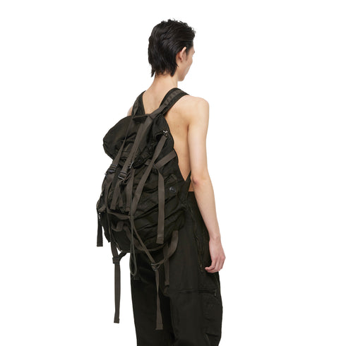 077BGU1 Dark Khaki / Gas Mask Backpack