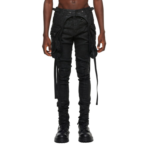 JULIUS 957SKU2 Black / Gas Mask Waist Gear