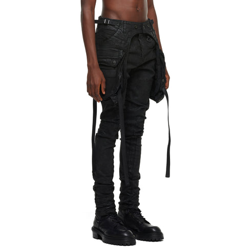 JULIUS 957SKU2 Black / Gas Mask Waist Gear