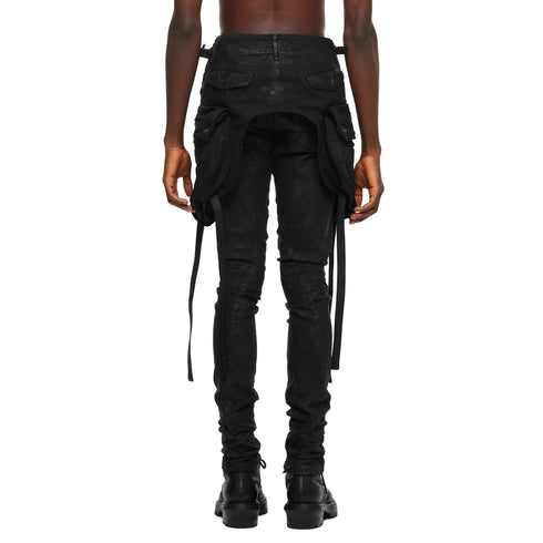 JULIUS 957SKU2 Black / Gas Mask Waist Gear
