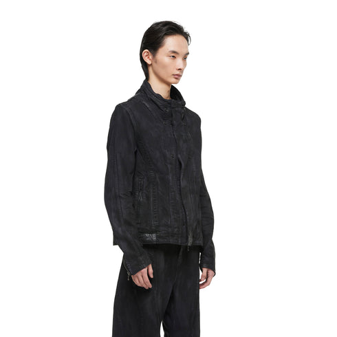 JULIUS 077BLM2 Charcoal / Urban Seamed Jacket