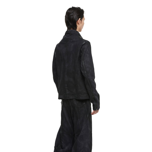 JULIUS 077BLM2 Charcoal / Urban Seamed Jacket