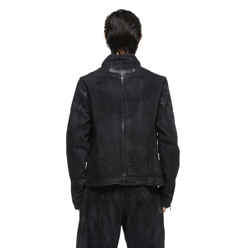 JULIUS 077BLM2 Charcoal / Urban Seamed Jacket