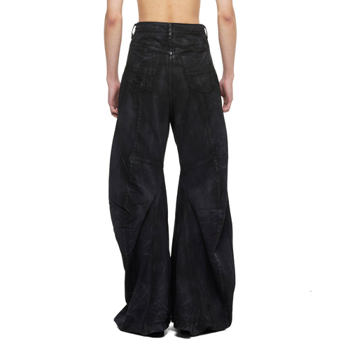 JULIUS 077PAM6 Charcoal / Bending Flare Pants