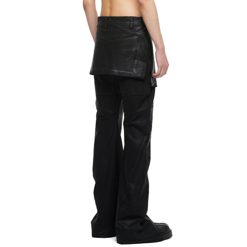 JULIUS 957PAM10 Black / Indirect Flare Pants