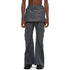 JULIUS 957PAM10-GR Steel / Indirect Flare Pants