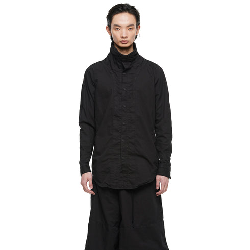 JULIUS 957SHM1 Black / Volcano Seamed Shirt