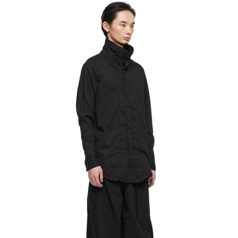 JULIUS 957SHM1 Black / Volcano Seamed Shirt