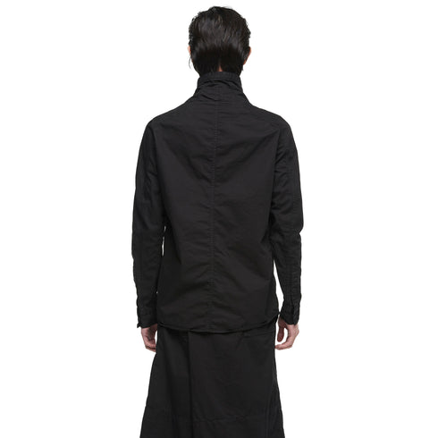 JULIUS 957SHM1 Black / Volcano Seamed Shirt