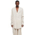 JULIUS 957SHM4 Sand / Slit Neck Shirt