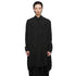 JULIUS 957SHM3 Black / Side Flow Shirt
