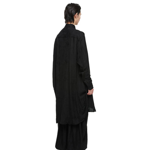 JULIUS 957SHM3 Black / Side Flow Shirt