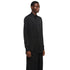 JULIUS 957SHM5 Black / Stand Collar Shirt