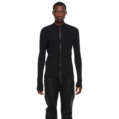 JULIUS 957KNM1 Black / Skinny Zip Top