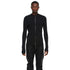 JULIUS 957KNM1 Black / Skinny Zip Top