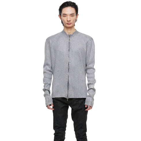 JULIUS 957KNM1-C Steel / Skinny Zip Top