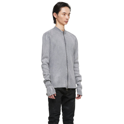 JULIUS 957KNM1-C Steel / Skinny Zip Top