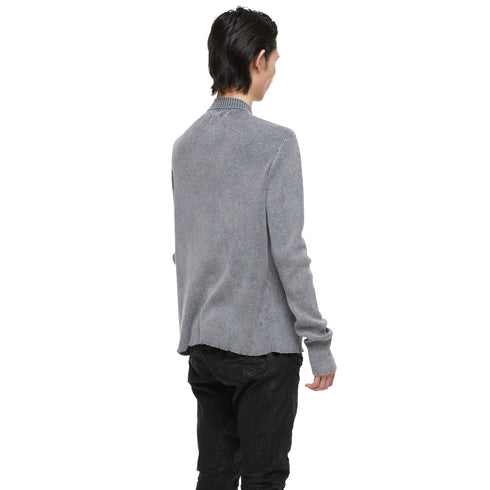 JULIUS 957KNM1 Steel / Skinny Zip Top