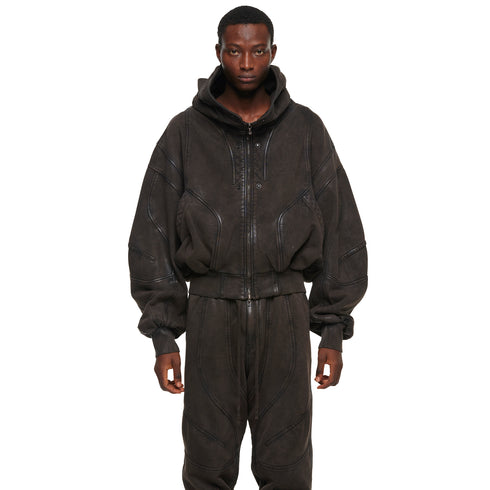 JULIUS 957CUM3 Dark Brown / Unchain Hoodie
