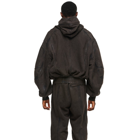 JULIUS 957CUM3 Dark Brown / Unchain Hoodie