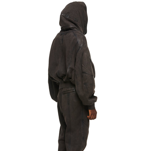 JULIUS 957CUM3 Dark Brown / Unchain Hoodie