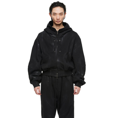 JULIUS 957CUM3 Black / Unchain Hoodie