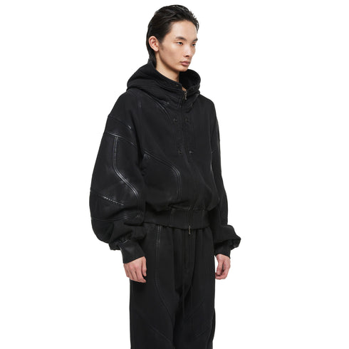 JULIUS 957CUM3 Black / Unchain Hoodie
