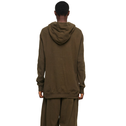 JULIUS 957CUM2 Army Green / Seamed Hoodie