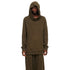 JULIUS 957CUM2 Army Green / Seamed Hoodie