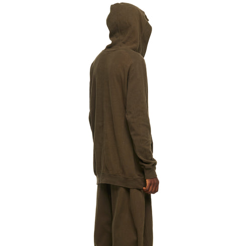 JULIUS 957CUM2 Army Green / Seamed Hoodie