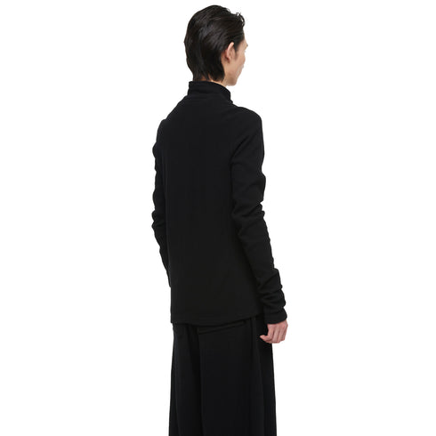 JULIUS 957CUM1 Black / Seamed Skinny Top