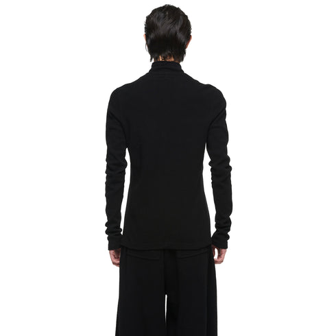 JULIUS 957CUM1 Black / Seamed Skinny Top