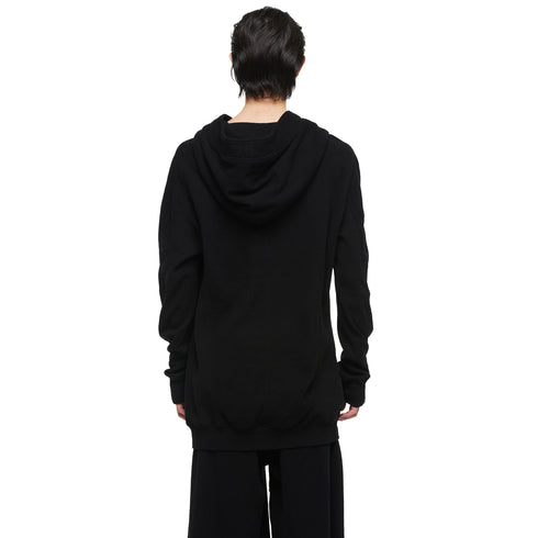 JULIUS 957CUM2 Black / Seamed Hoodie