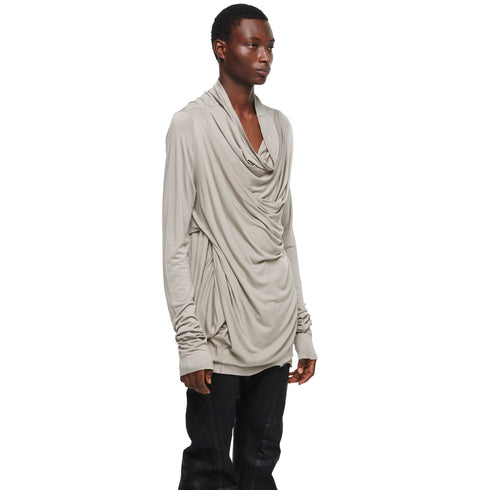 JULIUS 957CUM11 Greige / Over Drape Monk Top