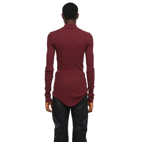 JULIUS 957CUM5 Blood / High Neck Skinny Top