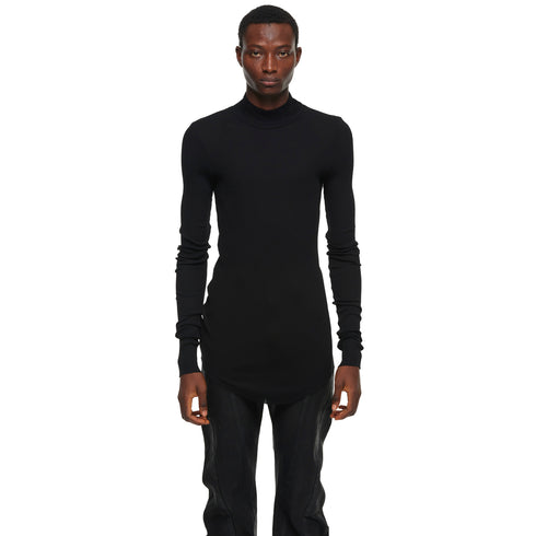 JULIUS 957CUM5 Black / High Neck Skinny Top