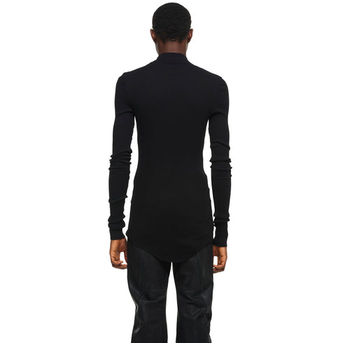 JULIUS 957CUM5 Black / High Neck Skinny Top